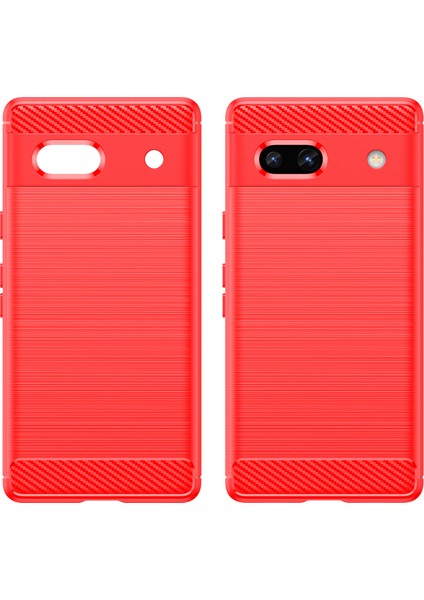 Google Pixel 7A Telefon Kapağı Tpu Karbon Fiber Doku Cep Telefonu Kabuğu (Yurt Dışından) modelleri