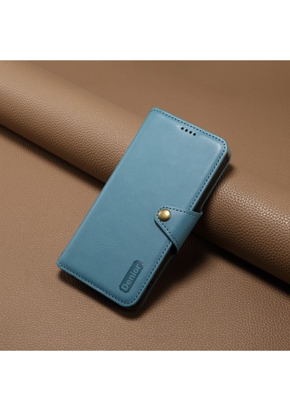 Google Pixel 8 Sığır Derisi Dokulu Deri Standlı Telefon Kapağı (Yurt Dışından)