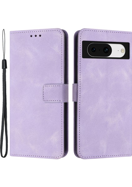 Google Pixel 8 Flip Pu Deri Telefon Kılıfı (Yurt Dışından)