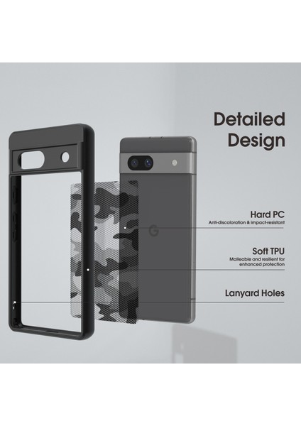 Google Pixel 7A Darbeye Dayanıklı Tpu + Pc Telefon Kılıfı (Yurt Dışından) fiyatları