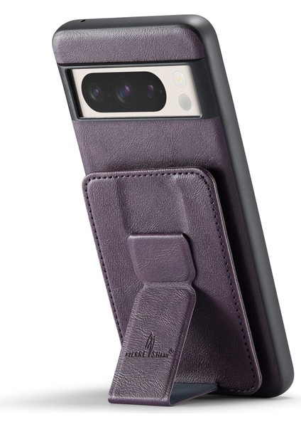 Google Pixel 8 Pro Rfıd Engelleme Deri Kaplama Arka Kapak (Yurt Dışından)