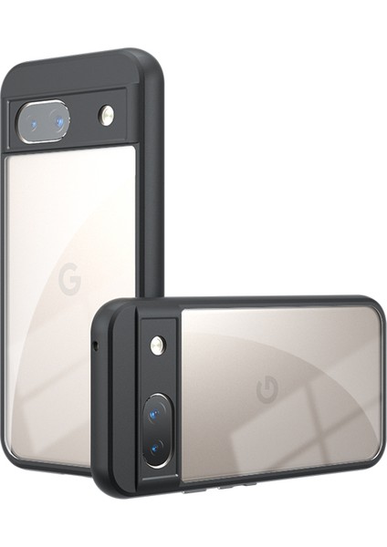 Google Pixel 8A Şeffaf Tpu + Pc Güçlendirilmiş Köşeler Telefon Kabuğu (Yurt Dışından)