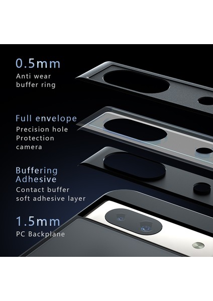 Google Pixel 8A Şeffaf Tpu + Pc Güçlendirilmiş Köşeler Telefon Kabuğu (Yurt Dışından) indirimleri