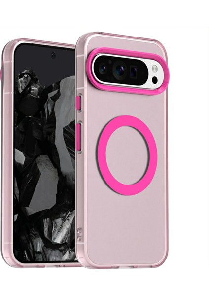 Google Pixel 9 Pro Xl Pc+Tpu+Pet Düşmeye Lı Telefon Kılıfı Magsafe ile Uyumlu (Yurt Dışından)