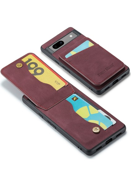 Google Pixel 8 Kickstand Tasarımı Pu+Tpu Kapak (Yurt Dışından)