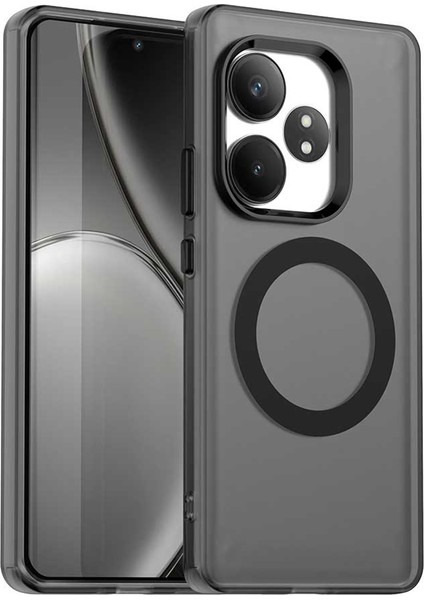 Realme Gt 6t 5g / Gt 6 5g Pc+Tpu+Pet Düşmeyi Önleyici Telefon Kapağı Magsafe ile Uyumlu (Yurt Dışından)