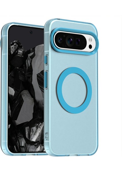 Google Pixel 9 Pro Xl Pc+Tpu+Pet Düşmeye Lı Telefon Kılıfı Magsafe ile Uyumlu (Yurt Dışından)