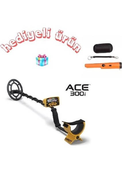 Ace 300İ Altın, Metal Dedektörü - Pointer Hediyeli