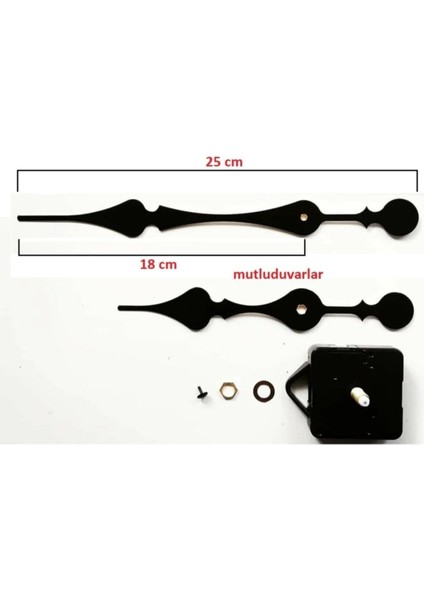 18 cm Yelkovan Akrep Duvar Saati Mekanizma fırsatları