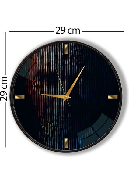 Atatürk Duvar Saati - 29 cm fırsatları