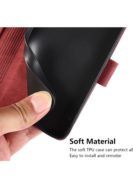 Google Pixel 8 Orkide Deri Kapak Telefon Cüzdanı (Yurt Dışından)