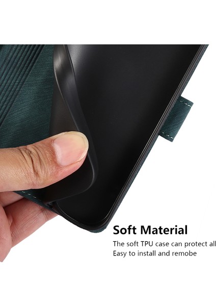 Google Pixel 8 Orkide Deri Kapak Telefon Cüzdanı (Yurt Dışından)
