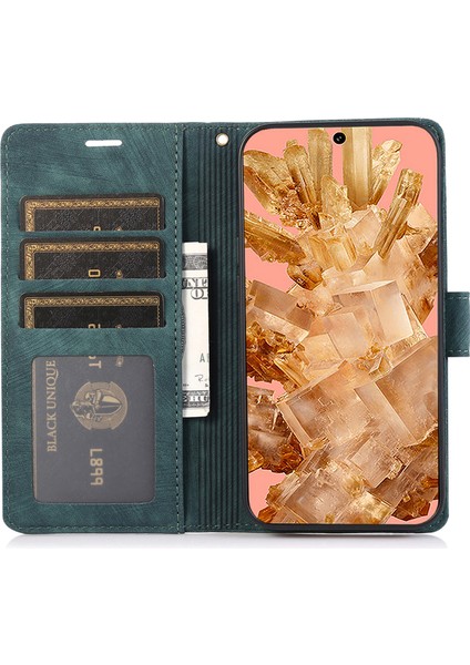 Google Pixel 8 Orkide Deri Kapak Telefon Cüzdanı (Yurt Dışından)