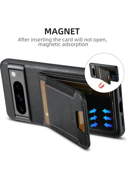 Google Pixel 8A Çizilmez Kart Yuvaları Telefon Kapağı (Yurt Dışından) modelleri