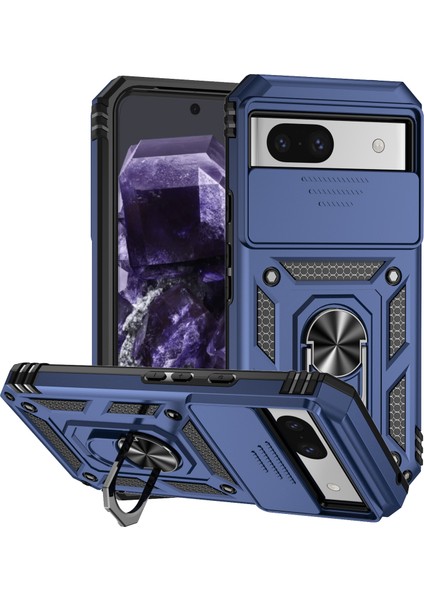 Google Pixel 8A Pc+Tpu Çift Katmanlı Darbeye Dayanıklı Kapak (Yurt Dışından)