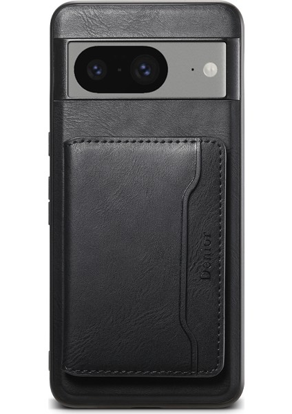 Google Pixel 8 Cüzdan Telefon Kılıfı Manyetik Kart Tutucu Kickstand Kapak (Yurt Dışından)