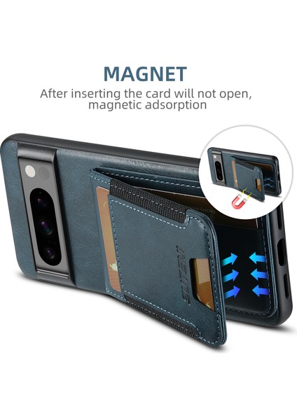 Google Pixel 8A Çizilmez Kart Yuvaları Telefon Kapağı (Yurt Dışından) modelleri