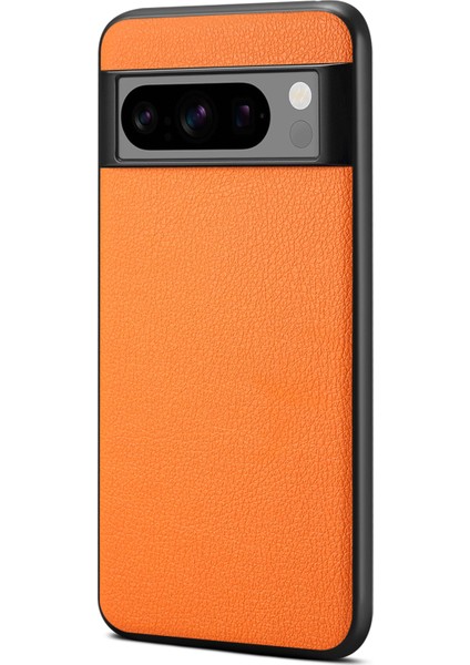 Google Pixel 8 Pro Düşme Önleyici Pc+Tpu+Pu Deri Buzağı Dokusu Telefon Koruyucu (Yurt Dışından)