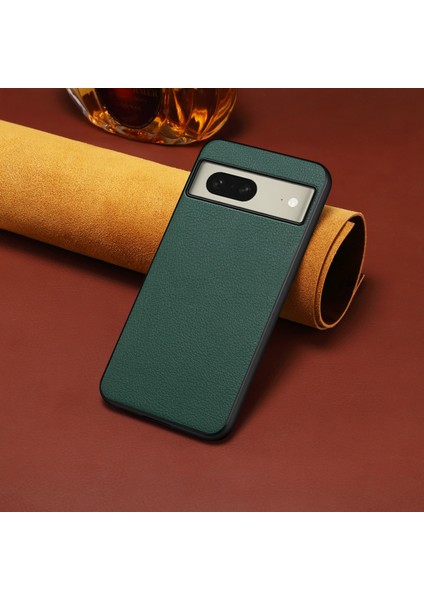 Google Pixel 8 Pu Deri Kaplamalı Pc + Tpu Düşmeye Dayanıklı Telefon Koruma Kapağı (Yurt Dışından)