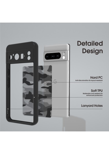 Google Pixel 8 Pro Şok Emici Güvenli Kavrama Telefon Arka Kılıfı (Yurt Dışından) fiyatları