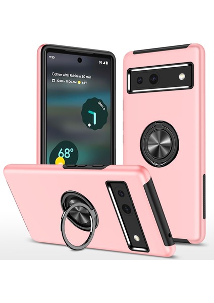 Google Pixel 8A Darbeye Dayanıklı Pc + Tpu Telefon Kılıfı ve Kickstand (Yurt Dışından)