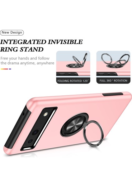 Google Pixel 8A Darbeye Dayanıklı Pc + Tpu Telefon Kılıfı ve Kickstand (Yurt Dışından) fiyatları