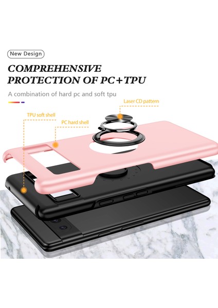 Google Pixel 8A Darbeye Dayanıklı Pc + Tpu Telefon Kılıfı ve Kickstand (Yurt Dışından) indirimleri