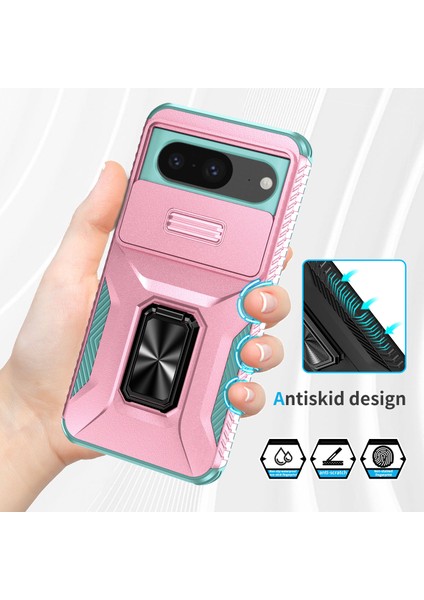 Google Pixel 8 Dar Kesim Döndürme Çubuğu Kapağı (Yurt Dışından) modelleri