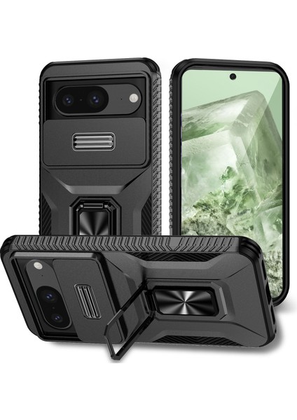Google Pixel 8 Dar Kesim Döndürme Çubuğu Kapağı (Yurt Dışından)
