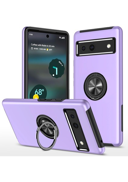 Google Pixel 8A Darbeye Dayanıklı Pc + Tpu Telefon Kılıfı ve Kickstand (Yurt Dışından)