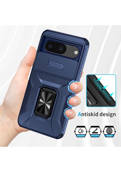 Google Pixel 8 Dar Kesim Döndürme Çubuğu Kapağı (Yurt Dışından)
