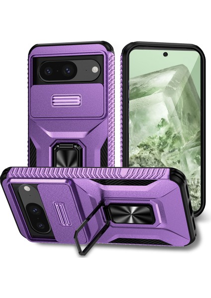 Google Pixel 8 Dar Kesim Döndürme Çubuğu Kapağı (Yurt Dışından)