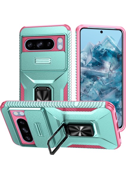 Google Pixel 8 Pro Telefon Kılıfı Kickstand Koruyucu Kapak (Yurt Dışından)