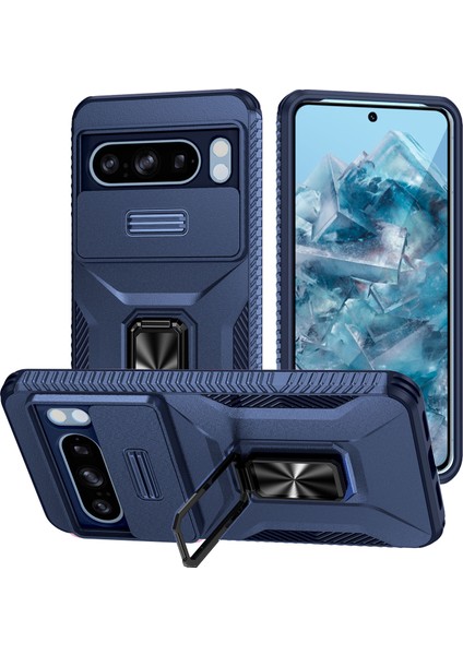 Google Pixel 8 Pro Telefon Kılıfı Kickstand Koruyucu Kapak (Yurt Dışından)
