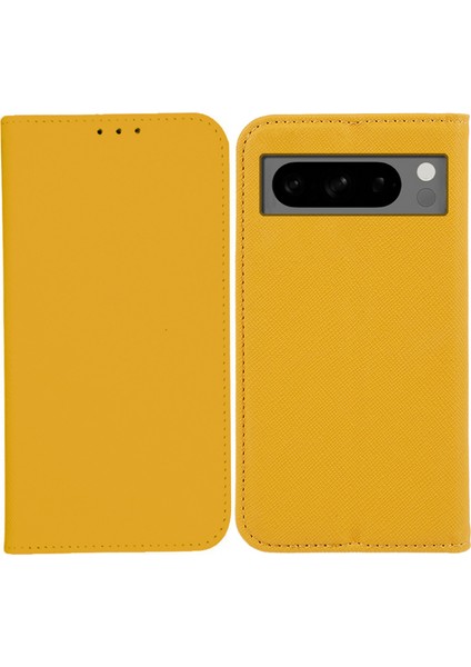Google Pixel 8 Pro Pu Deri Cüzdan Desteği Standı Manyetik Düşmeye Dayanıklı Kapak (Yurt Dışından)