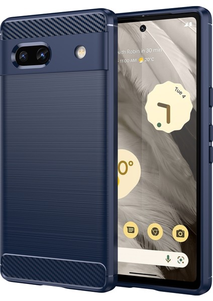 Google Pixel 7A Telefon Kapağı Tpu Karbon Fiber Doku Cep Telefonu Kabuğu (Yurt Dışından)