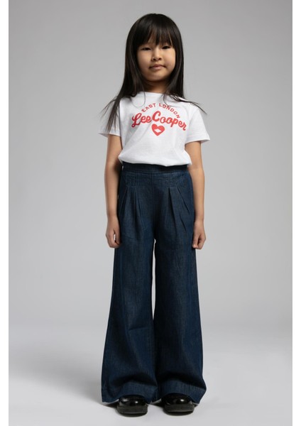 Lisa Kız Çocuk Jean Pantolon Dark Blue