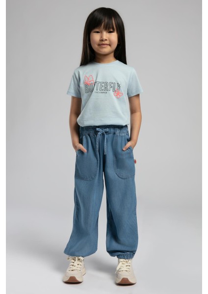 Tanny Kız Çocuk Jean Pantolon Light Blue