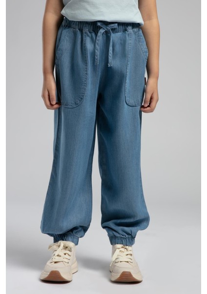 Tanny Kız Çocuk Jean Pantolon Light Blue