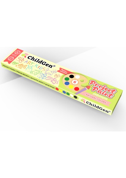 Doğal Proje Boyası 6X25 ml