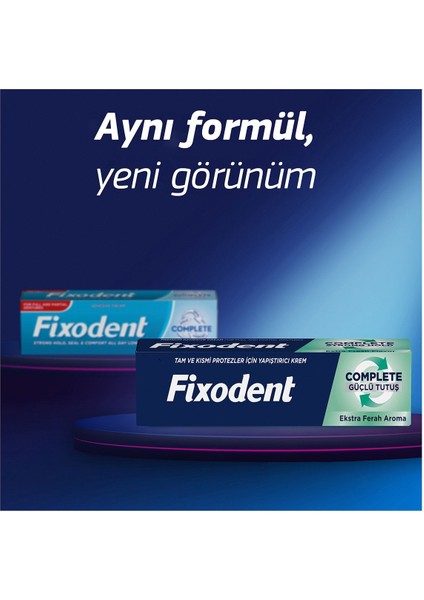 Complete Ekstra Ferah Diş Protezi Yapıştırıcı Krem 47G