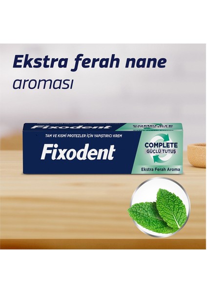 Complete Ekstra Ferah Diş Protezi Yapıştırıcı Krem 47G