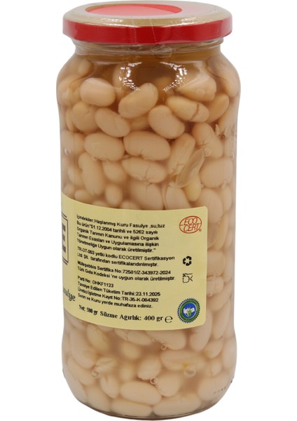 Haşlanmış Kuru Fasulye 400 gr 4'lü Paket