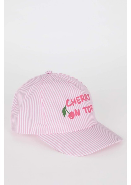Kız Çocuk Çizgili Cap Şapka D8426A825SM