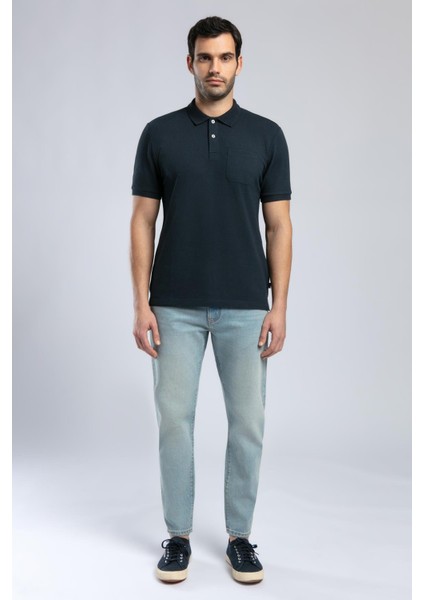 Rolan Erkek Polo Yaka T-Shirt Lacivert
