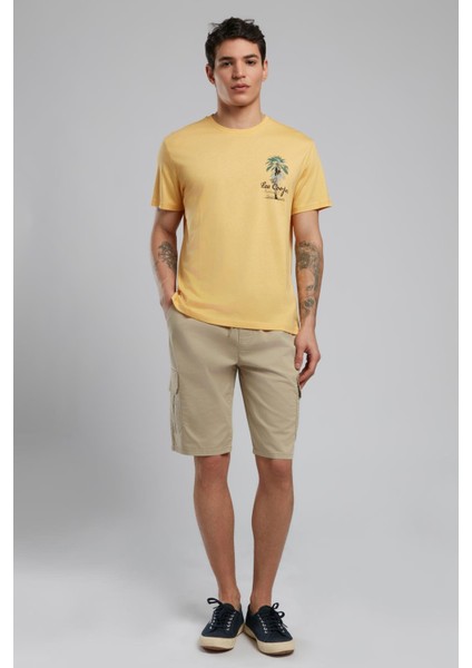 Gavino Erkek O Yaka T-Shirt Beyaz