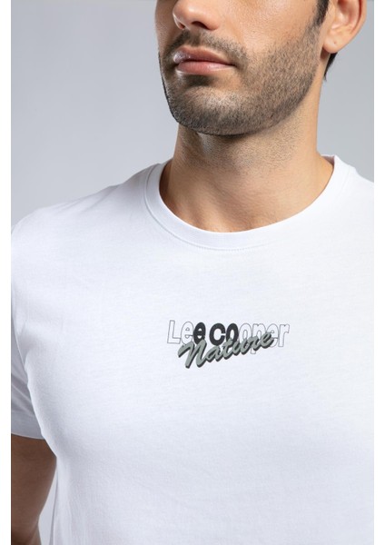 Santino Erkek O Yaka T-Shirt Beyaz fırsatları