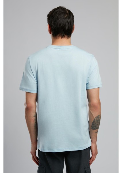 Mark Erkek O Yaka T-Shirt A.mavi