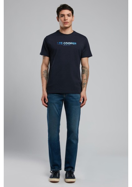Ember Erkek O Yaka T-Shirt Lacivert