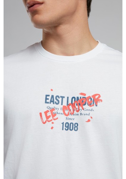 Orsino Erkek O Yaka T-Shirt Beyaz